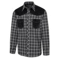 Men's Western Checked Shirt Carl - Classic Cowboy Style with Contrast Yoke