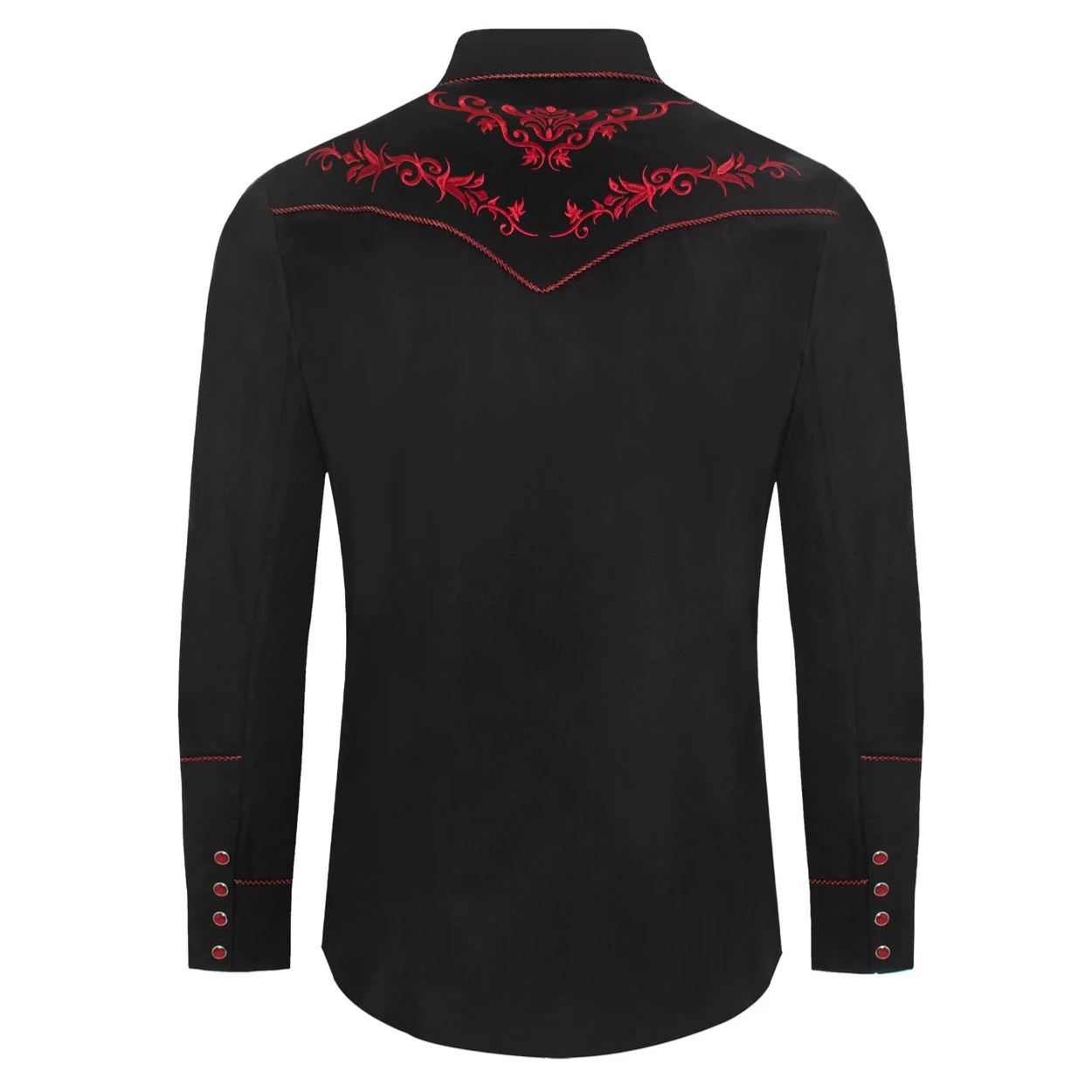 Men's Western Embroidered Shirt Heritage - Premium Cowboy Shirt