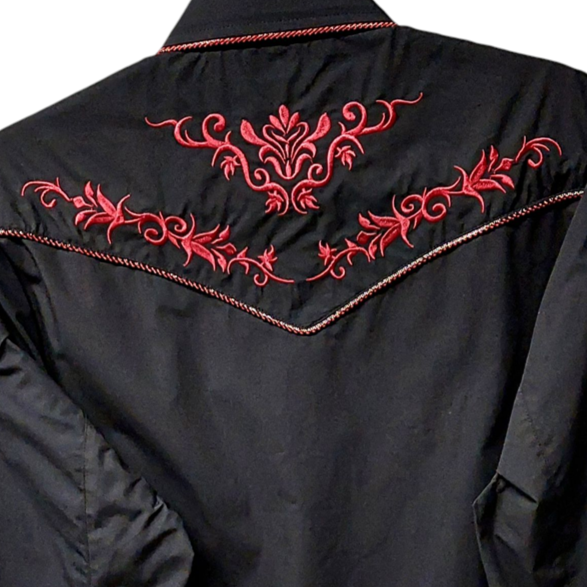 Men's Western Embroidered Shirt Heritage - Premium Cowboy Shirt