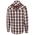Men's Western Shirt Nathan - Plaid with Embroidered Eagle on Back