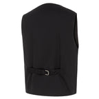 Men's Western Vest Earl - Cotton Waistcoat with Decorative Metal Buttons