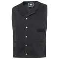 Men's Western Vest Earp - Cotton Waistcoat with Decorative Metal Buttons