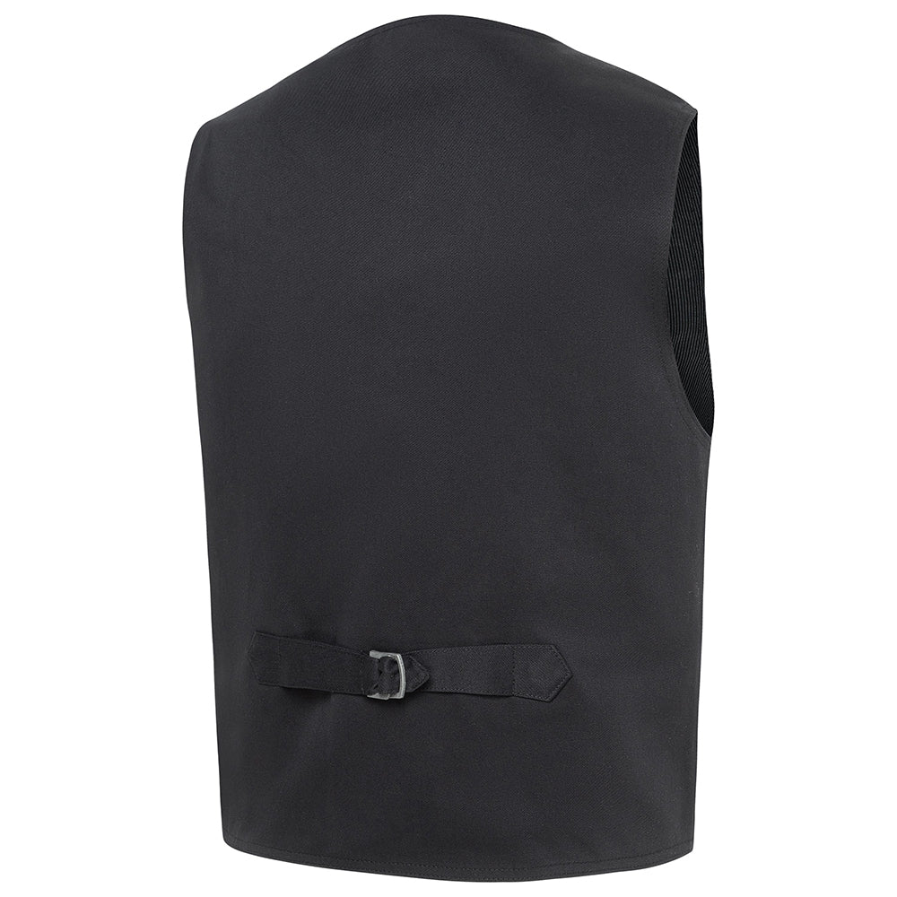 Men's Western Vest Earp - Cotton Waistcoat with Decorative Metal Buttons