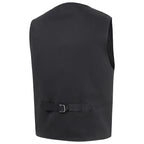 Men's Western Vest Earp - Cotton Waistcoat with Decorative Metal Buttons