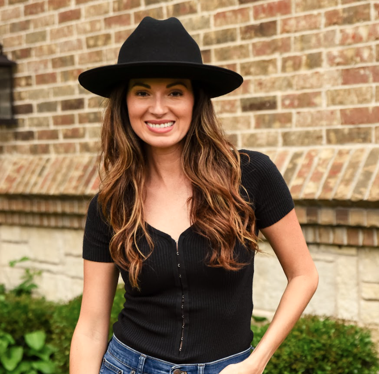 Men's Wool Felt Open Road Fedora Hat Dead End - Classic Black Western Hat