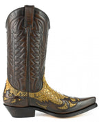 Men's Classic 1935 Python Cowboy Boots - Handmade Goodyear Welt Western Boots