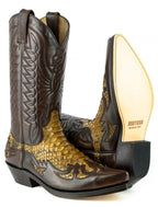Men's Classic 1935 Python Cowboy Boots - Handmade Goodyear Welt Western Boots