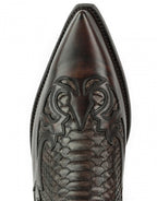 Men's Classic 1935 Python Cowboy Boots - Handmade Goodyear Welt Western Boots