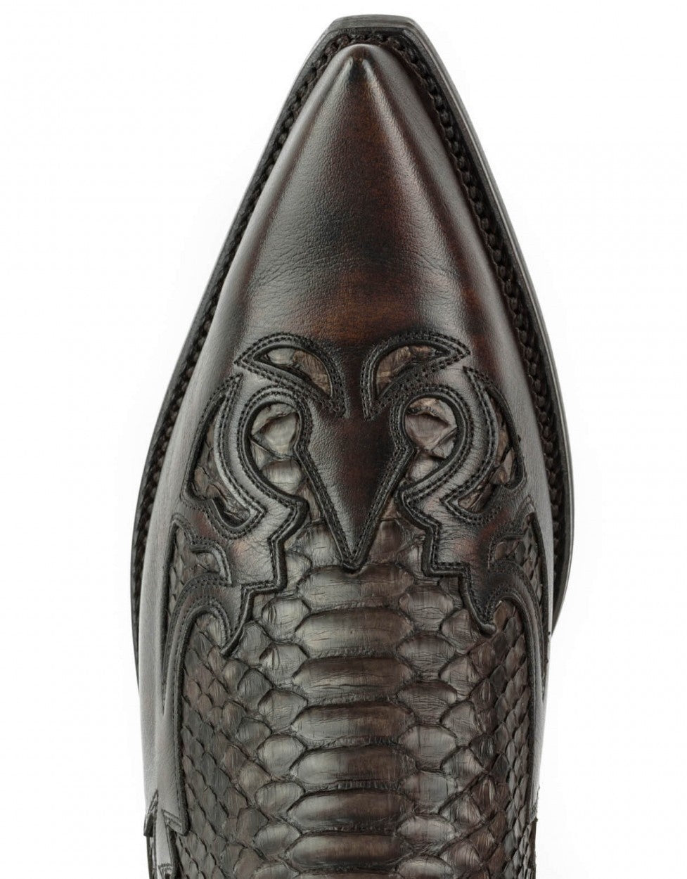 Men's cowboy boots 1935, dark brown