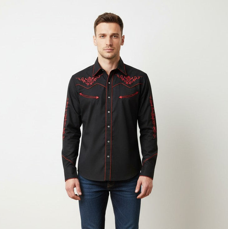 Men's western embroidery shirt Heritage