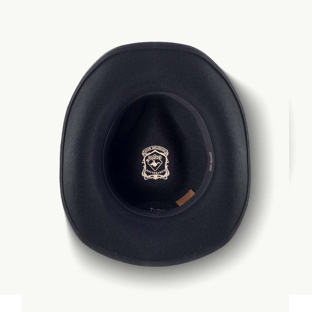 NATURALLY WOOL HAT SMOKEY BLACK