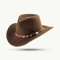 NATURALLY WOOL HAT SMOKEY BROWN