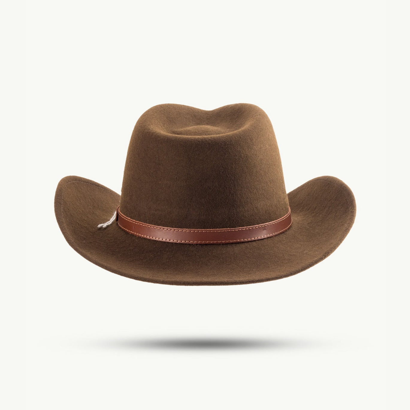 NATURALLY WOOL HAT SMOKEY BROWN