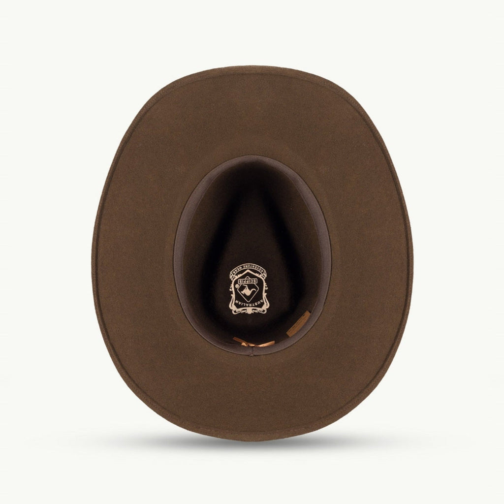 NATURALLY WOOL HAT SMOKEY BROWN