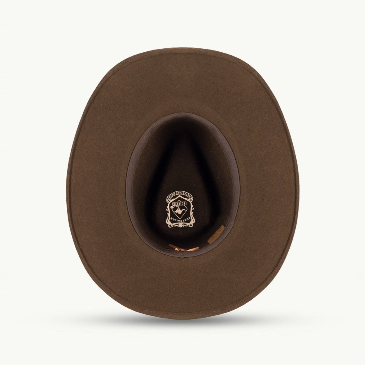 NATURALLY WOOL HAT SMOKEY BROWN