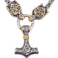 NECKLACE WITH CELTIC WOLFS