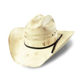 Nash Yellowstone Western Straw Hat - Rancher with Y Brand