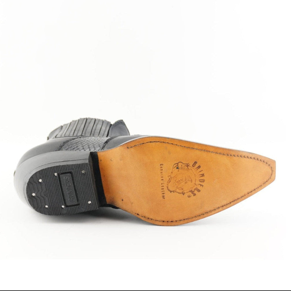 Nevada Python Print Cowboy Ankle Boots - Premium Leather Western Boots with 5cm Heel for Men & Women