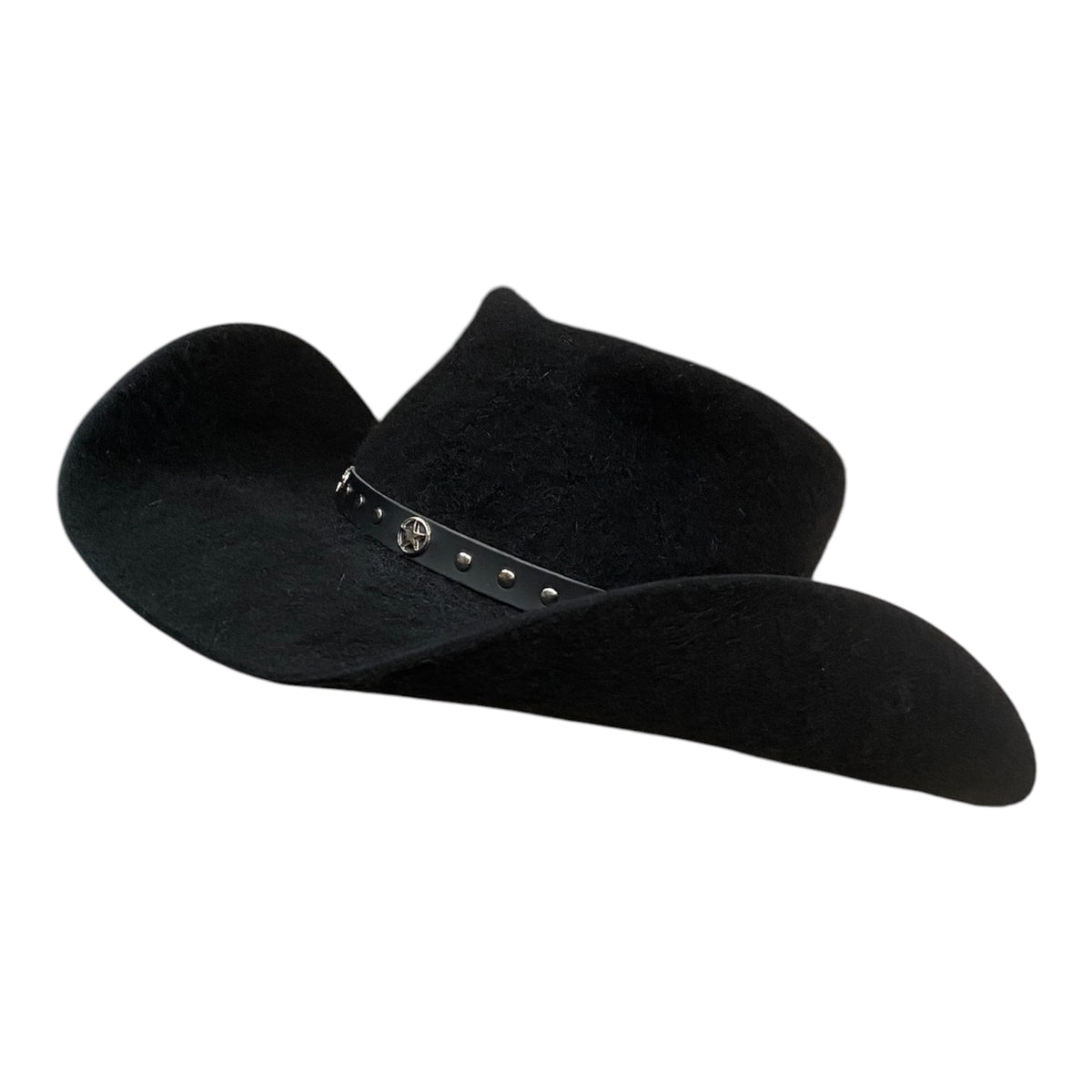 Nightfall Black Merino Wool Cowboy Hat