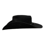 Nightfall Black Merino Wool Cowboy Hat