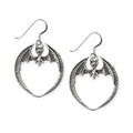 STERLING SILVER EARRINGS BAT