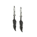 EARRINGS BIG FEATHER
