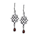 ELVEN KNOT SILVER EARRINGS