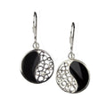 SILVER EARRINGS YIN YANG