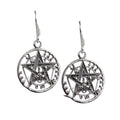 STERLING SILVER EARRINGS TETRAGRAMMATON
