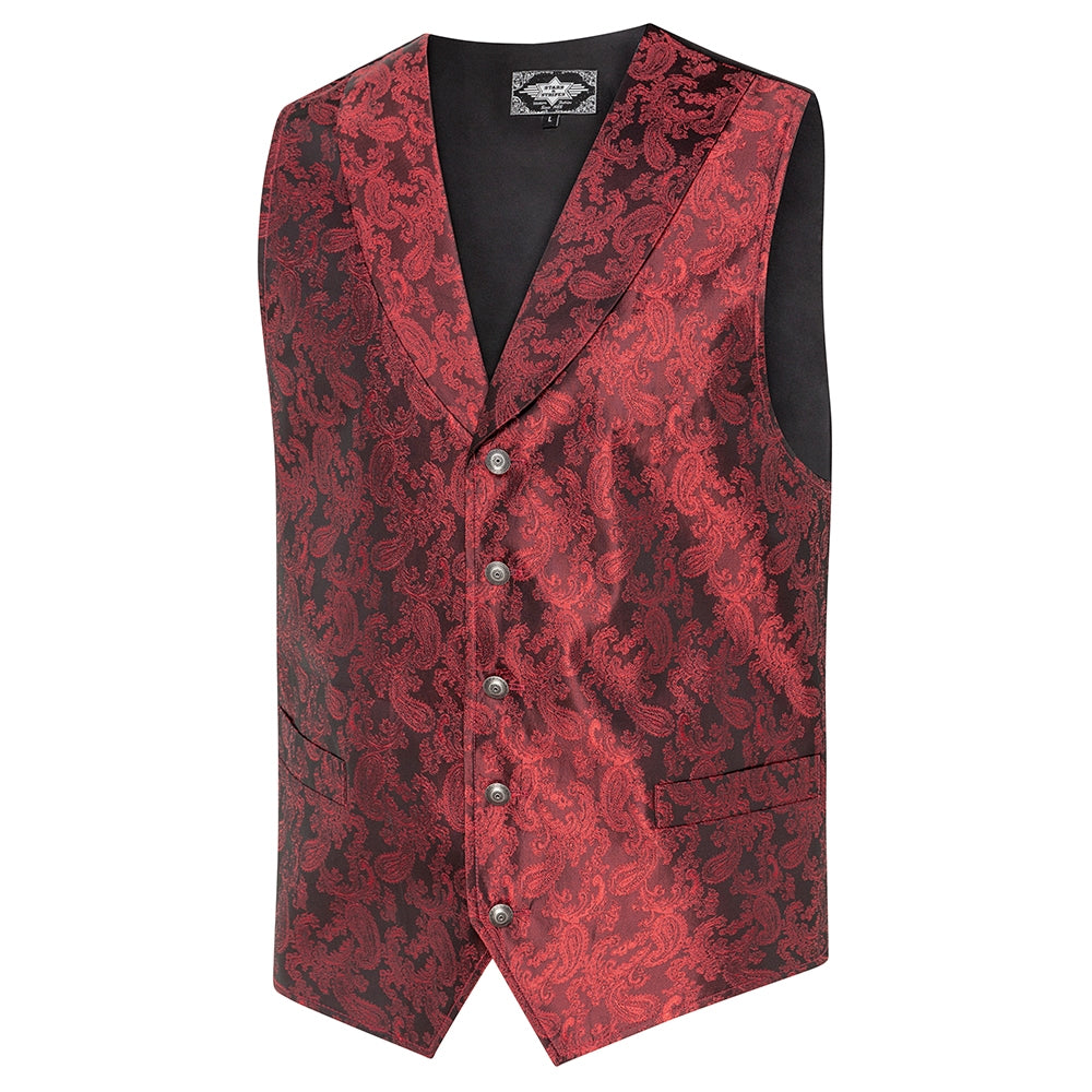 Oldschool Western Vest King - Premium Jacquard Waistcoat