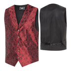 Oldschool Western Vest King - Premium Jacquard Waistcoat