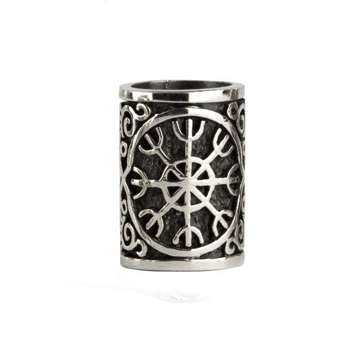 Viking silver bead
