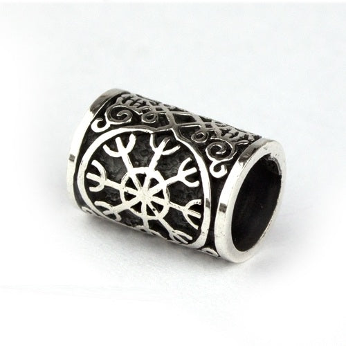 Viking silver bead