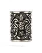 SILVER EAGLE BEARD BEAD