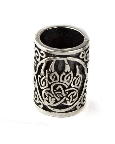 Bear Paw Silver Bead