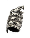 SILVER SNAKE BEARD BEAD