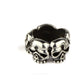 SILVER SKULL BEAD