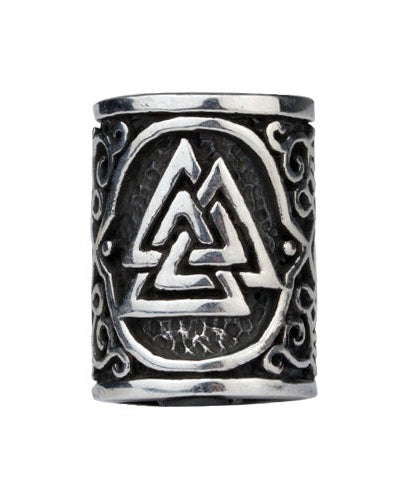 SILVER WOTAN KNOT BEARD BEAD