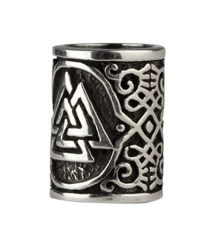 SILVER WOTAN KNOT BEARD BEAD