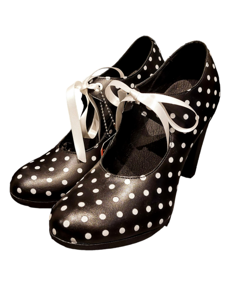 POLKA DOTS PUMPS