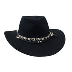 Pathfinder Wool Felt Western Cowboy Hat - Double Hatband