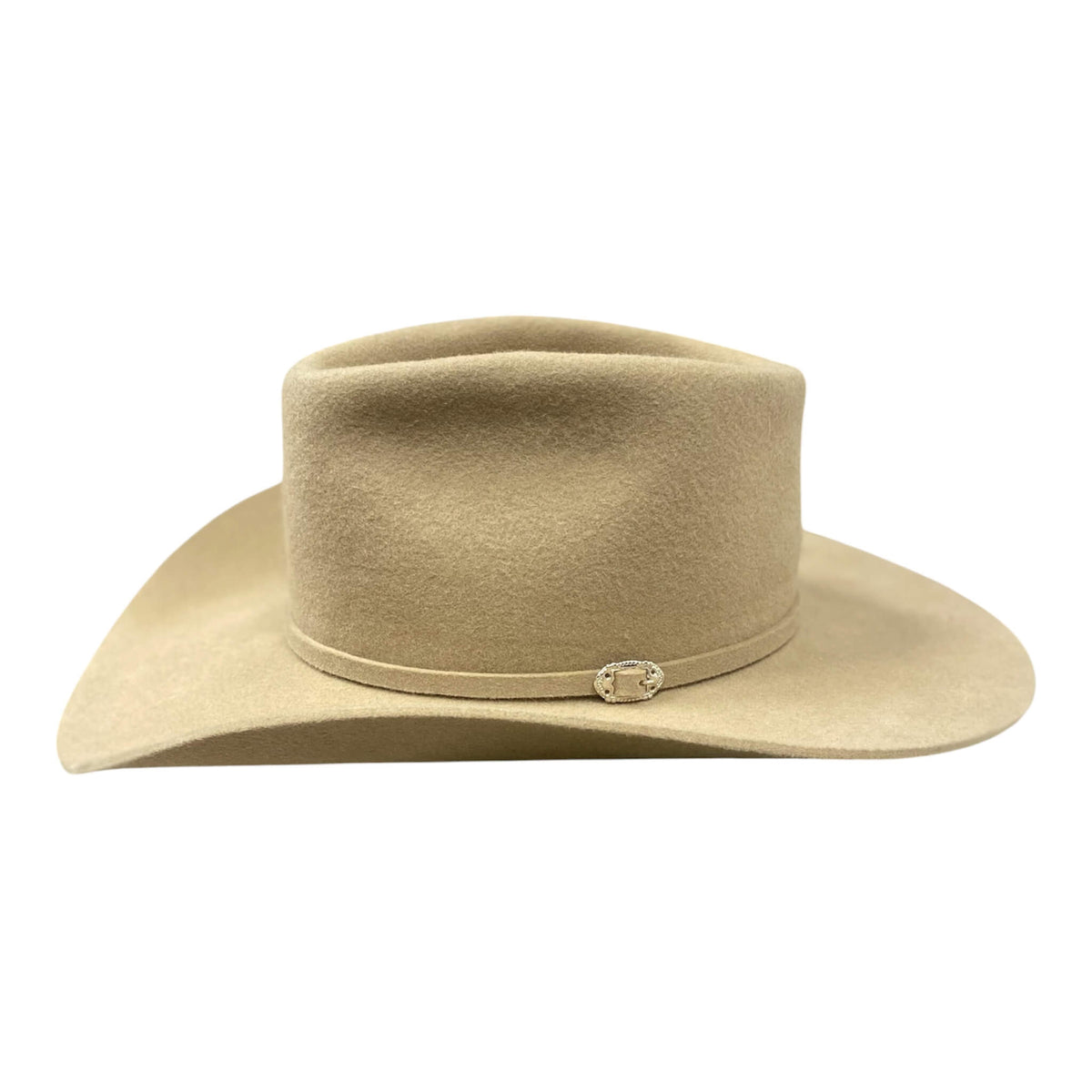Pathfinder Wool Felt Western Cowboy Hat - Hatband with a metal buckle
