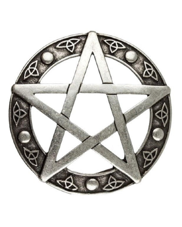 Pentagram Belt Buckle - Gothic Western Occult Buckle 75mm