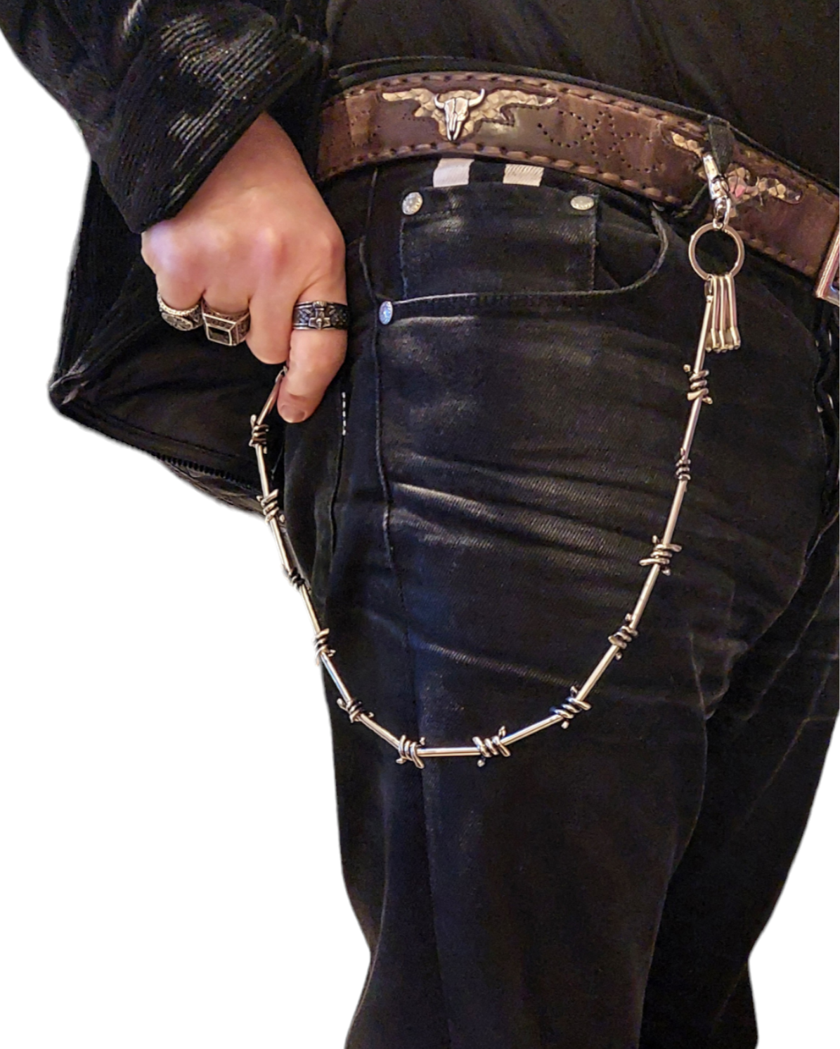 BELT CHAIN BARBED WIRE