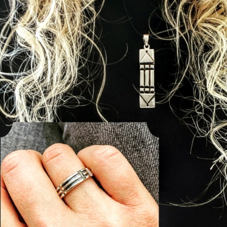 STERLING SILVER PENDANT ATLANTIS