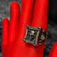 ANTIQUE LOOK SKULL RING