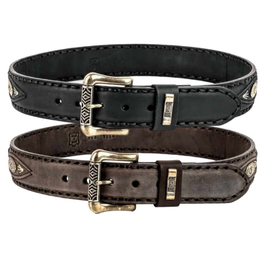 LEATHER WESTERN BELT