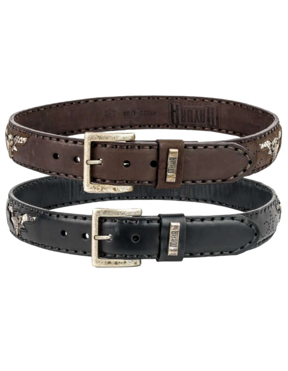 BULLS LEATHER BELT