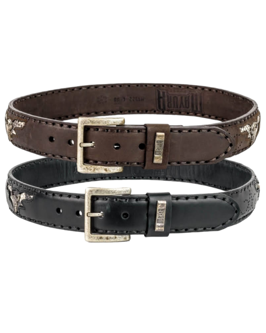 BULLS LEATHER BELT