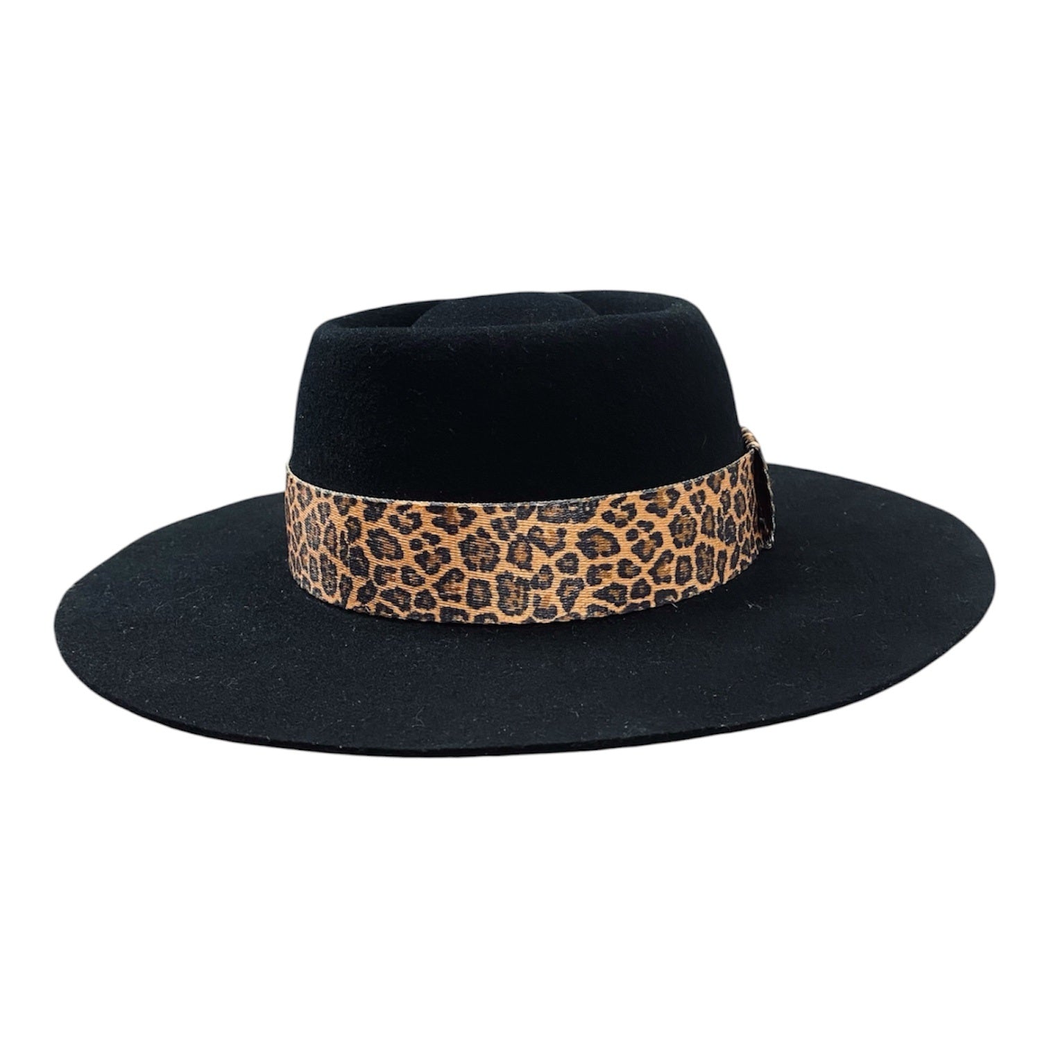 Western Wool Felt handmade Hat Breeze - Black Cowboy Hat
